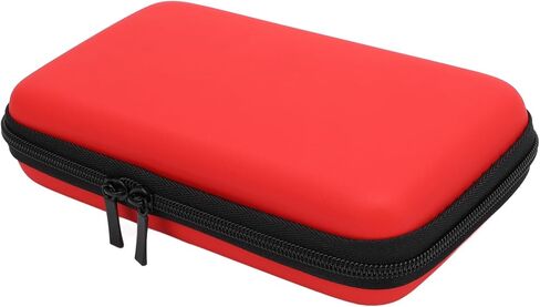حقيبة سفر ذات غلاف صلب مع 8 فتحات ألعاب ووحدة تخزين الملحقات لوحدات تحكم 3DS XL و2DS XL وDSi XL (أسود) (وردي) in Kuwait