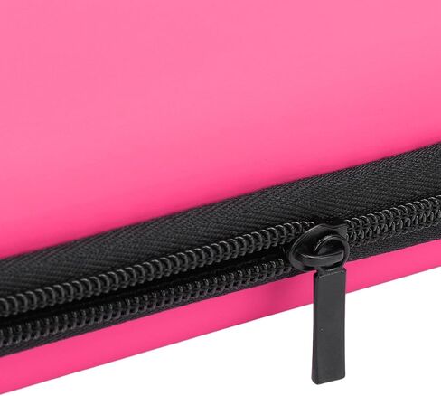 حقيبة سفر ذات غلاف صلب مع 8 فتحات ألعاب ووحدة تخزين الملحقات لوحدات تحكم 3DS XL و2DS XL وDSi XL (أسود) (وردي) in Kuwait