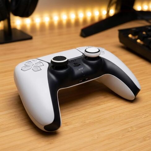 PS5 PS4 Thumb Grips - 8 Pairs Controller Grips Replacement for ps5 ps4, Anti-Slip Silicone Joystick Caps Cover, Analog Stick Caps Accessories for PlayStation 5/4 Controller, 8 Colors in Saudi Arabia