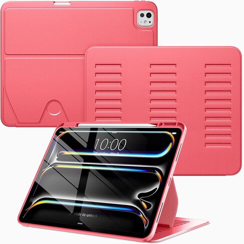VIKESI Case for iPad iPad Pro 13-inch M5 or M4 Released in 2025 or 2024,Multiple Angles Magnetic Stand Cover,Shockproof Soft Back,Pencil Holder,and Auto Sleep/Wake,Black in Saudi Arabia