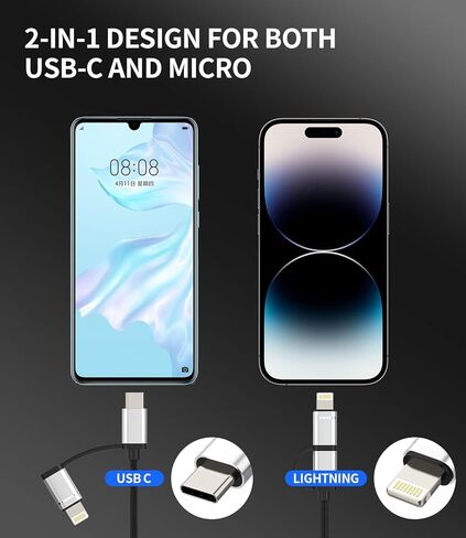 محول كابل iPhone OTG USB-A أنثى إلى USB C Lightning Male محول Thunderbolt كاميرا ماوس منفذ سلك نوع 3.0 دونجل متوافق مع Samsung S22 14 13 12 Pro لأجهزة Apple iPad Air 4 MacBook in Saudi Arabia