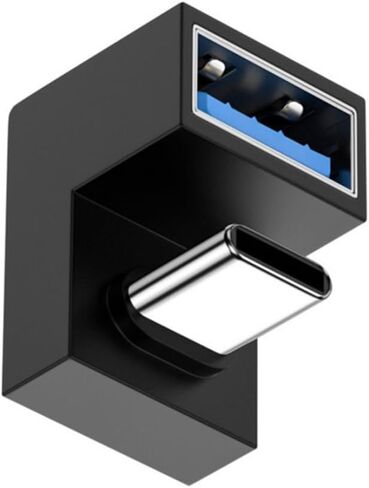 محول chenyang USB C إلى USB، USB C ذكر إلى USB 3.0 أنثى، محول OTG بزاوية 180 درجة على شكل حرف U للهاتف اللوحي والكمبيوتر المحمول in Saudi Arabia