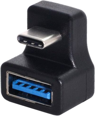 محول chenyang USB C إلى USB، USB C ذكر إلى USB 3.0 أنثى، محول OTG بزاوية 180 درجة على شكل حرف U للهاتف اللوحي والكمبيوتر المحمول in Saudi Arabia