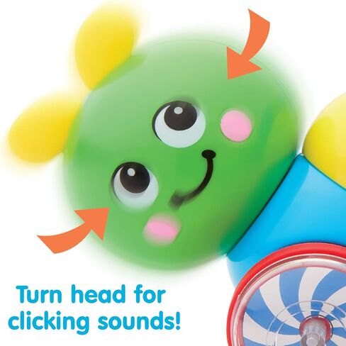 Kidoozie Press N Go Inchworm - لعبة تنموية للأطفال الصغار والأطفال في سن ما قبل المدرسة in Kuwait