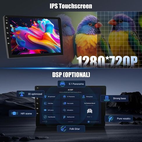 [8 Core 6G+128G] ستيريو سيارة Android 15 لسيارة شيفروليه تشيفي إكوينوكس 2016-2018 مع CarPlay Android Auto، شاشة لمس 10.1 بوصة راديو سيارة مع رابط مرآة WiFi/GPS DSP BT FM/RDS HiFi+كاميرا احتياطية in Saudi Arabia