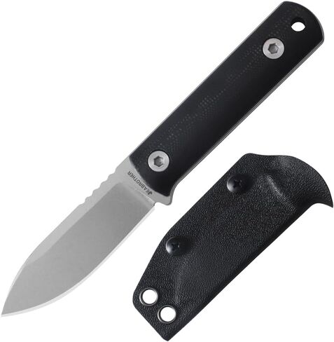 مقبض DC53 فولاذي G10 مع غمد - شفرة ثابتة، أداة قطع، أداة يدوية EDC (د) in Kuwait