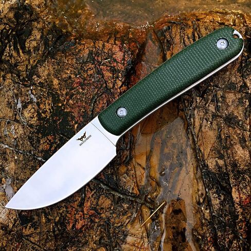 حارس W205 EDC شفرة مثبتة سكين 14C28N شفرة الصلب ميكارتا مقبض مع أغلفة كيديكس للأنشطة الخارجية التخييم in Kuwait