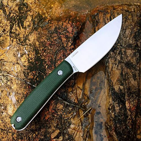 حارس W205 EDC شفرة مثبتة سكين 14C28N شفرة الصلب ميكارتا مقبض مع أغلفة كيديكس للأنشطة الخارجية التخييم in Kuwait