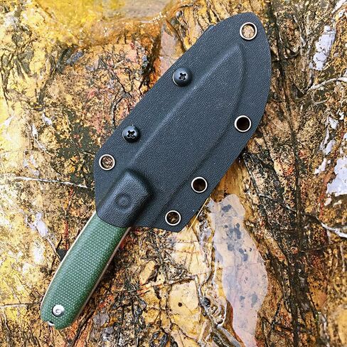 حارس W205 EDC شفرة مثبتة سكين 14C28N شفرة الصلب ميكارتا مقبض مع أغلفة كيديكس للأنشطة الخارجية التخييم in Kuwait