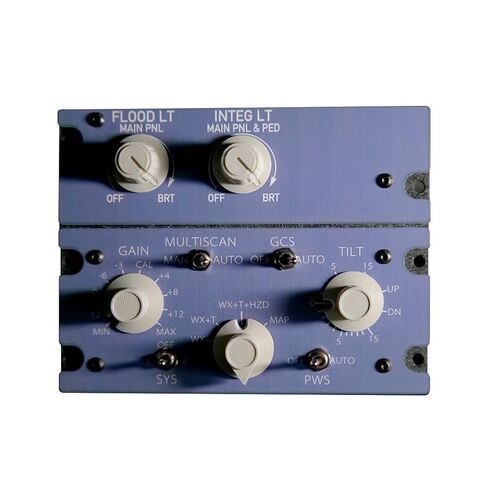 Mrtybxkety Rowsfire A111 Flight Simulation Panel for MSFS 2020/2024 & X-Plane, Compatible with A32X/A33X/A35X, Custom Backlit for Enthusiasts, 1:1 RMP-ACP Recreation for Home Cockpits for Adults in Saudi Arabia