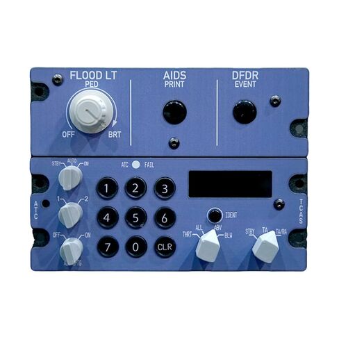 Mrtybxkety Rowsfire A111 Flight Simulation Panel for MSFS 2020/2024 & X-Plane, Compatible with A32X/A33X/A35X, Custom Backlit for Enthusiasts, 1:1 RMP-ACP Recreation for Home Cockpits for Adults in Saudi Arabia