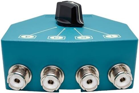 Daiwa CS-401 Antenna Switch – 4-Position Coax Switch, SO-239 Connectors, DC-500 MHz, 2.5KW PEP Power Rating in Saudi Arabia