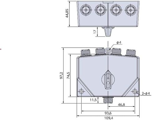 Daiwa CS-401 Antenna Switch – 4-Position Coax Switch, SO-239 Connectors, DC-500 MHz, 2.5KW PEP Power Rating in Saudi Arabia