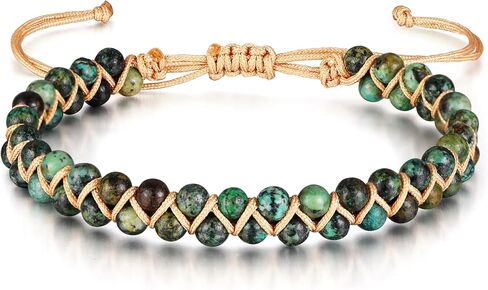 7 Chakra Bracelets for Women Handmade Natural Jasper Stone Healing Bead Bracelet Women Men Boho Friendship Inspirational Jewelry Natural Jasper Stone Double Layer Healing Bead Jewelry Gifts in Saudi Arabia