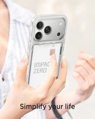 Miimall Magnetic Wallet for iPhone 17/16/15/14 Series, [2-Card] Mag Safe Card Holder Secure Flip Cover, Minimalist Hard PC Durable Pixelsnap Magnet Phone Wallet for Pixel 10 Pro/XL/Fold Crystal Clear in Saudi Arabia