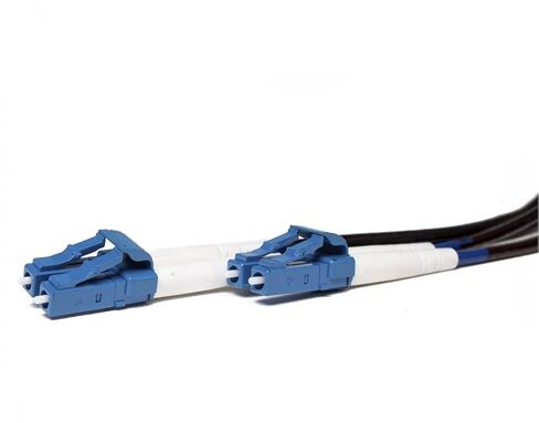 FiberCablesDirect LC LC OS2 Armored Xtreme Fiber Optic Patch Cable – Crush-Resistant Corning Glass | 0.5m (1.6ft) | Built for Industrial Installs, Warehouses, Outdoor Conduit in Kuwait