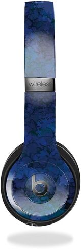 غلاف متوافق مع Beats Solo 4 - Blue Ice - غطاء لاصق واقٍ من الفينيل الفاخر 3M - سهل الاستخدام | صُنع في الولايات المتحدة الأمريكية بواسطة MightySkins in Kuwait