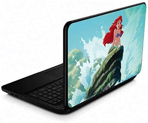 غلاف كمبيوتر محمول من Skinit متوافق مع 15.6 بوصة 15-d038dx - مرخص رسميًا من Disney Ariel جزء من تصميم عالمك in Kuwait
