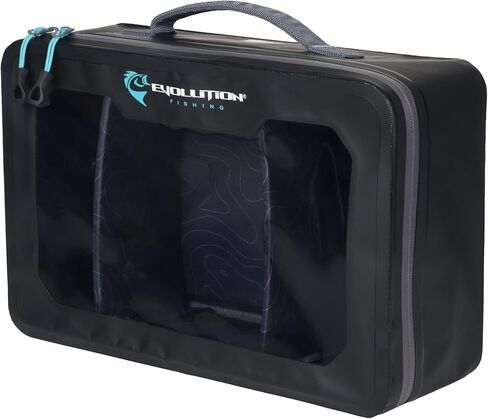 حقيبة Evolution Fishing Plastix - صندوق تخزين كبير من البلاستيك الناعم المقاوم للماء، هيكل داخلي من مادة EVA، غطاء شفاف، فواصل قابلة للإزالة، منظم أدوات in Kuwait