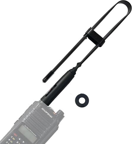 هوائي تكتيكي UV-9R Pro قابل للطي لراديو GMRS UV-9G ثنائي الاتجاه UV-9R Plus 48 سم/18.8 بوصة ثنائي النطاق VHF UHF SMA-أنثى طويل المدى محمول متوافق مع UV-S9 Plus in Saudi Arabia