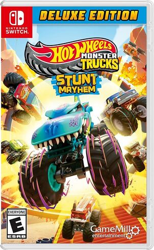 Hot Wheels Monster Trucks: Stunt Mayhem Deluxe Edition - Nintendo Switch (Amazon Exclusive) in Saudi Arabia