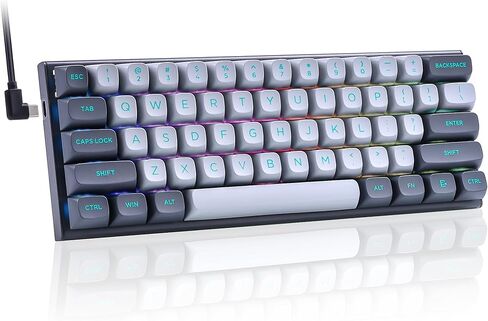 E-YOOSO Hz-61 60% RGB Mechanical Gaming Keyboard Wired, Magnetic Switch, PBT Keycaps, Hot Swappable Mechanical Keyboard Compact Desigh for PC/Mac in Saudi Arabia