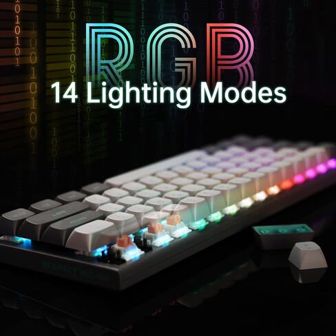 E-YOOSO Hz-61 60% RGB Mechanical Gaming Keyboard Wired, Magnetic Switch, PBT Keycaps, Hot Swappable Mechanical Keyboard Compact Desigh for PC/Mac in Saudi Arabia