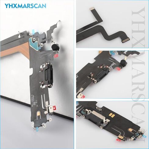 YHX-US Charging Port Replacement for iPhone 14 Pro Max USB Dock Connector Flex Cable Microphone Replacement for iPhone 14 Pro Max A2894 A2651 A2893 A2895 with Repair Tools in Kuwait