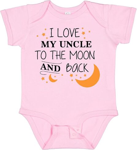 Inktastic I Love My Uncle To the Moon وBack Baby Bodysuit in Kuwait