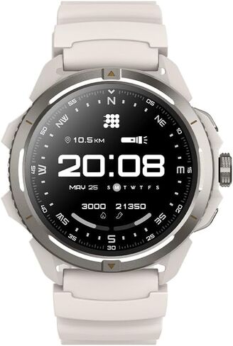 ساعة ذكية Cubitt Terra Rugged مع نظام تحديد المواقع العالمي (GPS) ثنائي النطاق، وشاشة AMOLED مقاس 1.48 بوصة، وخرائط غير متصلة بالإنترنت، وVITA AI، ومدرب الذكاء الاصطناعي، ودرجة الاستعداد، و5ATM، وبطارية تدوم 14 يومًا - أسود سبج in Kuwait