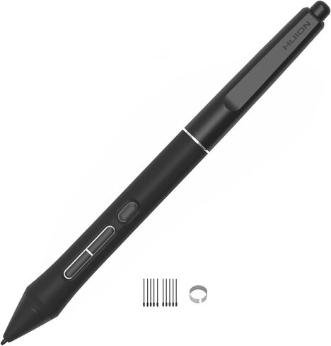 HUION PW600 PenTech 4.0 Battery-Free Stylus Compatible with Kamvas 13 (Gen 3), Kamvas 16 (Gen 3), Kamvas Pro 19, Kamvas Pro 27, Kamvas Pro 16 V2, Kamvas Pro 24 (Gen 3), Kamvas Pro 27 (144Hz) in Saudi Arabia