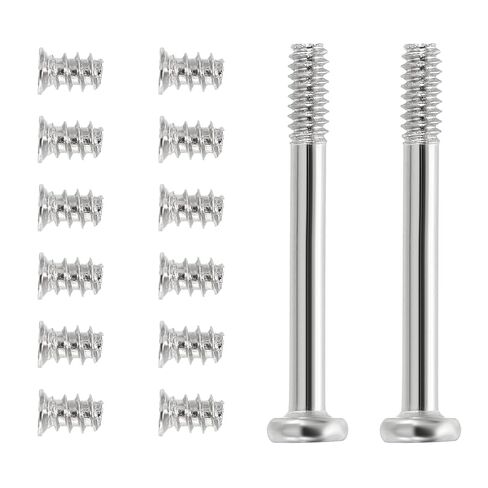 PATIKIL 60Pcs Computer Case Fan Screws Kit, #6-32 x 30mm & M5 x 8mm Long Short PC Cooling Fan Mount Screws for DIY Repair Motherboard Radiators PC Case, (Silver, 30 Pcs of Each) in Saudi Arabia