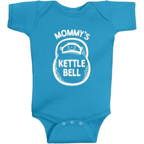 Threadrock Baby Girls' Mommy's Kettlebell Infant Bodysuit in Kuwait