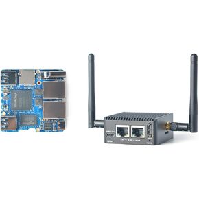 NanoPi R5C Wireless Mini OpenWrt WiFi Router، مع Rockchip RK3568B2 0.8T NPU 4GB LPDDR4X RAM 32GB eMMC Flash، HDMI Dual PCIe 2.5Gbps Ethernet Ports M.2 لوحدة WiFi BT (ذاكرة الوصول العشوائي 4 جيجابايت، مع وحدة WiFi) in Kuwait