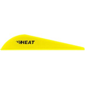 Heat Vanes, Low Profile Hunting Vane, 2.5" Neon Yellow, 100pk in Kuwait