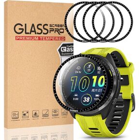 Liuyuxi 4 عبوات متوافقة مع واقي شاشة Garmin Forerunner 965، طبقة ساعة PMMA مرنة رفيعة للغاية وعالية الوضوح - ليست من الزجاج المقسى، مضادة للخدش، خالية من الفقاعات. in Saudi Arabia