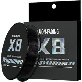 Braided Fishing Line 8 Strands (Non-Fading) Super 100% PE(LBS:6/8/10/15/20/30/40/50/60/70/80/90/100/130/150/200)(150M 300M 500M 1000M) Ocean, Lake,Parks, River Fishing in Saudi Arabia