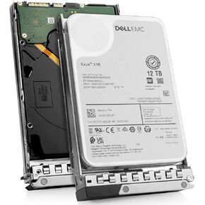 محرك الأقراص الصلبة Dell 12 تيرابايت 7.2K RPM SATA 6 جيجابايت/ثانية 512e 3.5in Enterprise PowerEdge لـ: R440 R750 R450 T150 R470 T560 T40 R250 R740 R640 T550 T350 R540 R840 ME4024 R650XS R550 R650 R350 R340 R660XS 400-AWMX G16 in Kuwait