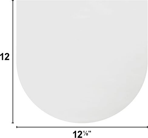 (500) 12" Round Bottom Record Inner Sleeves - 2 Mil Thick - Archival Quality, Anti-Static HDPE #12IH02R in Saudi Arabia