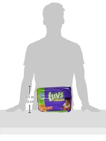 لافز مع واقيات فائقة للتسرب، مقاس 3 حفاضات، 34 قطعة (عبوة من قطعة واحدة) in Kuwait