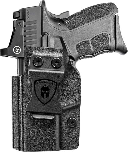WARRIORLAND IWB KYDEX Holster w/Optic Cut, Fit for Springfield XD-S 3.3" & XD-S MOD.2 OSP 3.3", Inside Waistband Conceal Carry, Adj. Cant & 'Posi-Click' Retention, w/Claw/Right- / Left-Hand Options in Saudi Arabia