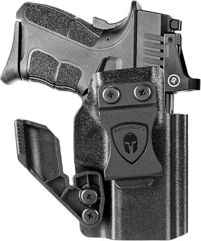 WARRIORLAND IWB KYDEX Holster w/Optic Cut, Fit for Springfield XD-S 3.3" & XD-S MOD.2 OSP 3.3", Inside Waistband Conceal Carry, Adj. Cant & 'Posi-Click' Retention, w/Claw/Right- / Left-Hand Options in Saudi Arabia