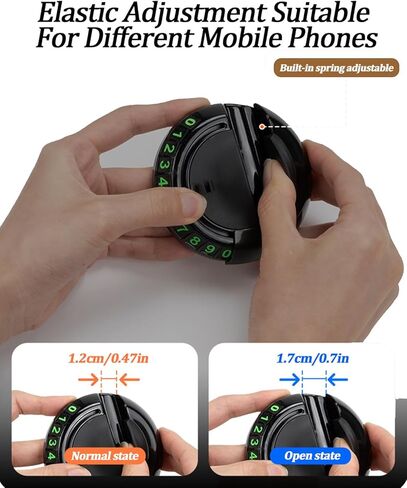 Multifunction Anti Slip Phone Mat for Car Multi Functional Dashboard Antislip Holder 360 Rotating Universal Dash Multifunctional Cell Holders Telefono Organizer Automobile Accessories(Black) in Saudi Arabia
