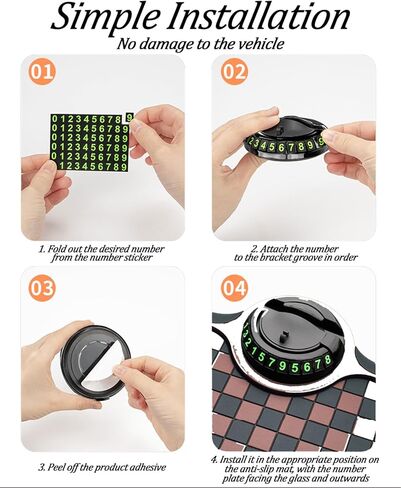 Multifunction Anti Slip Phone Mat for Car Multi Functional Dashboard Antislip Holder 360 Rotating Universal Dash Multifunctional Cell Holders Telefono Organizer Automobile Accessories(Black) in Saudi Arabia