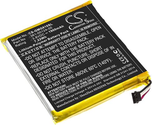 FITHOOD Battery Replacement for Garmin Approach G80 361-00124-00 (1900mAh/3.8V) in Saudi Arabia