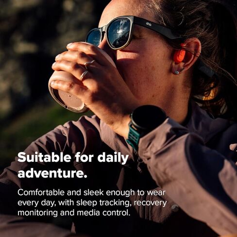 SUUNTO Vertical 2 GPS Sport Watch with 1.5" AMOLED Touchscreen, Pine Green & SUUNTO 22 ATH6 Silicone Strap All Black S+M in Saudi Arabia