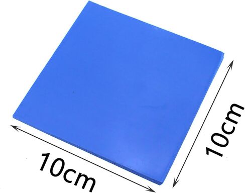 TAODAN 4PCS Thermal Pad 100x100mm 0.5mm 1mm 1.5mm 2mm High Thermal Conductivity Coefficient 6.0 W/mK GPU Cooler for Electronic Electrical Product Control Board in Saudi Arabia
