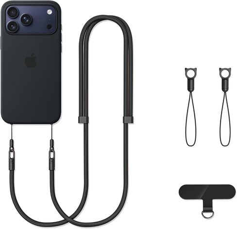 Mobile Phone Lanyard with 2 pcs Phone Tabs, Camera Strap for Women and Men, Comfortable Durable, Anti-loss Outdoor & Travel Phone Lanyard for iPhone & Android in Saudi Arabia