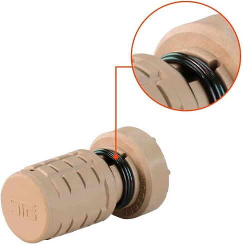 STG Jetloader SW5 - محمل السرعة لمسدسات .38 SPL - S&W 36-60، Taurus 85، Charter Arms - بوليمر شديد التحمل - Coyote Tan in Kuwait