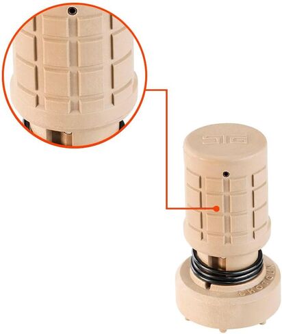 STG Jetloader SW5 - محمل السرعة لمسدسات .38 SPL - S&W 36-60، Taurus 85، Charter Arms - بوليمر شديد التحمل - Coyote Tan in Kuwait